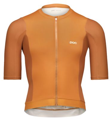Maillot Manches Courtes Poc Cadence Marron
