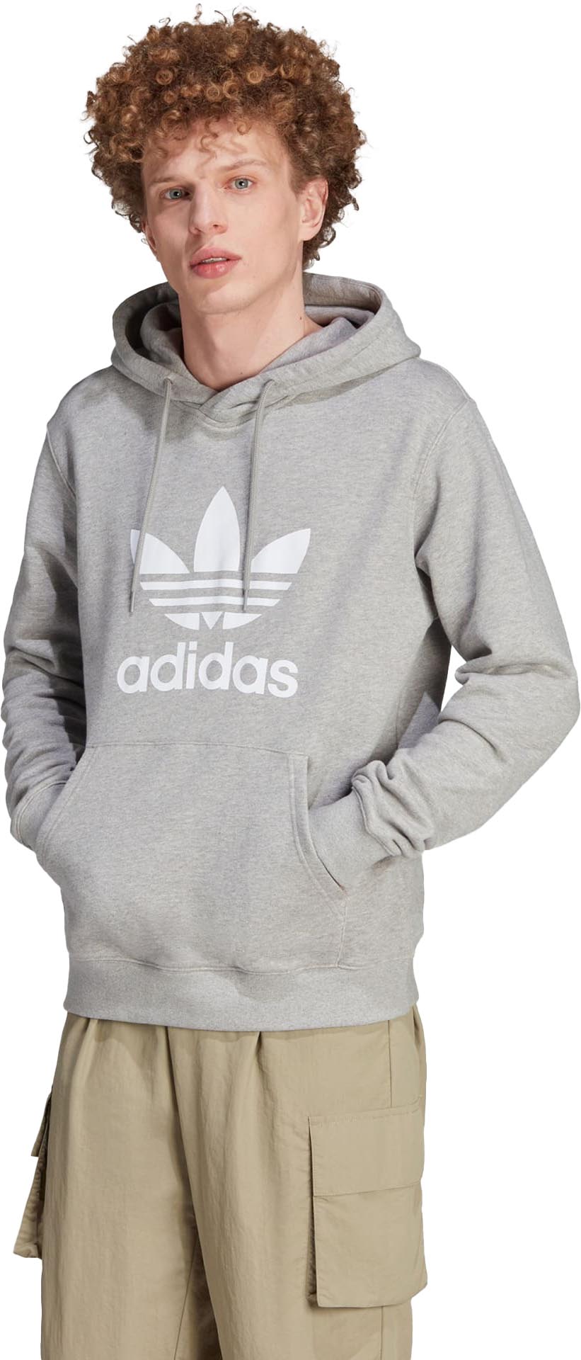 Adicolor Classics Trefoil Hoody Herre Medium Grey Heather