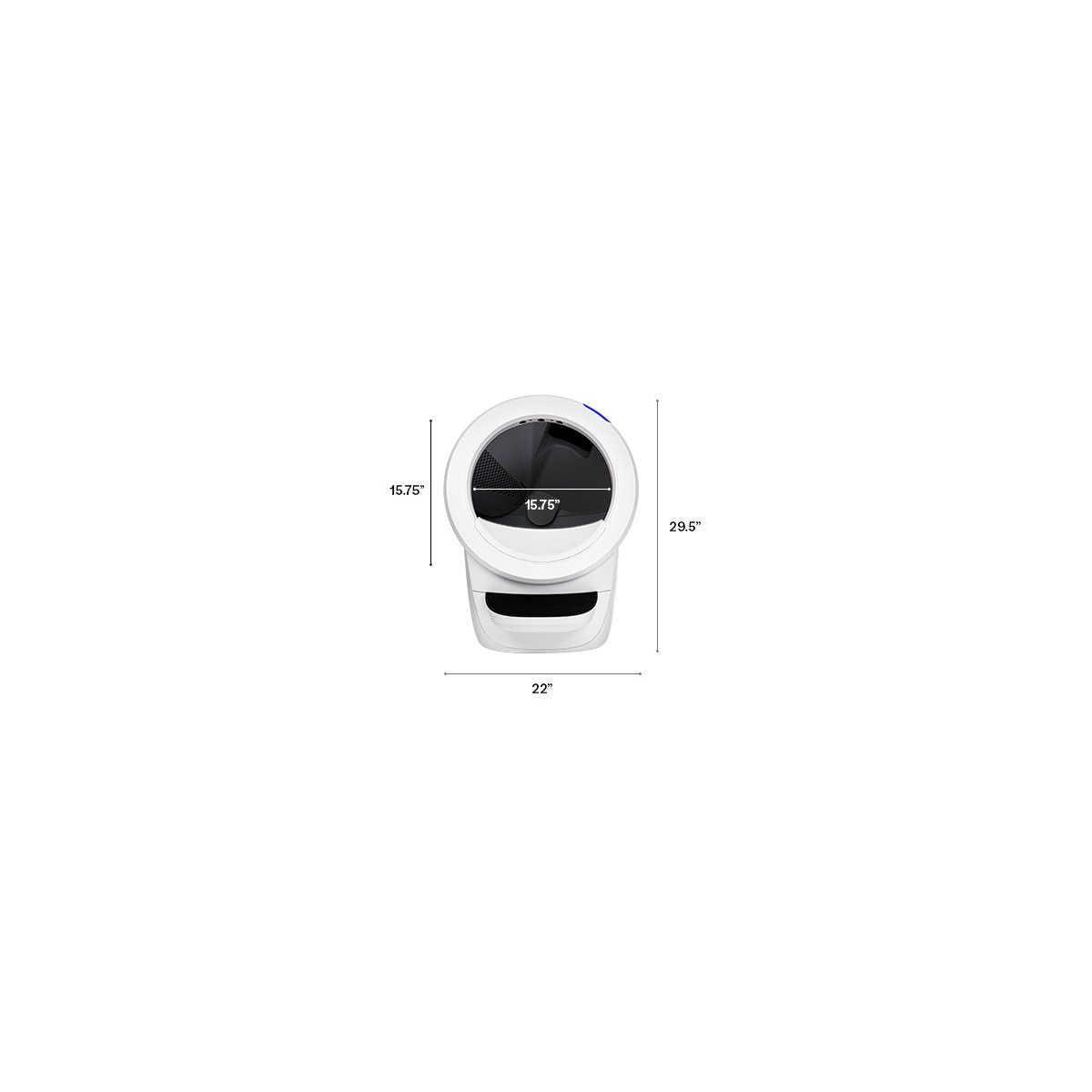 Whisker Litter-Robot 4 Automatic Cat Litter Box - Hvit