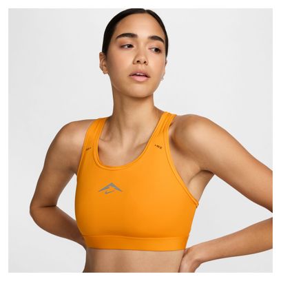 Brassière Nike Trail Swoosh On-The-Run Orange