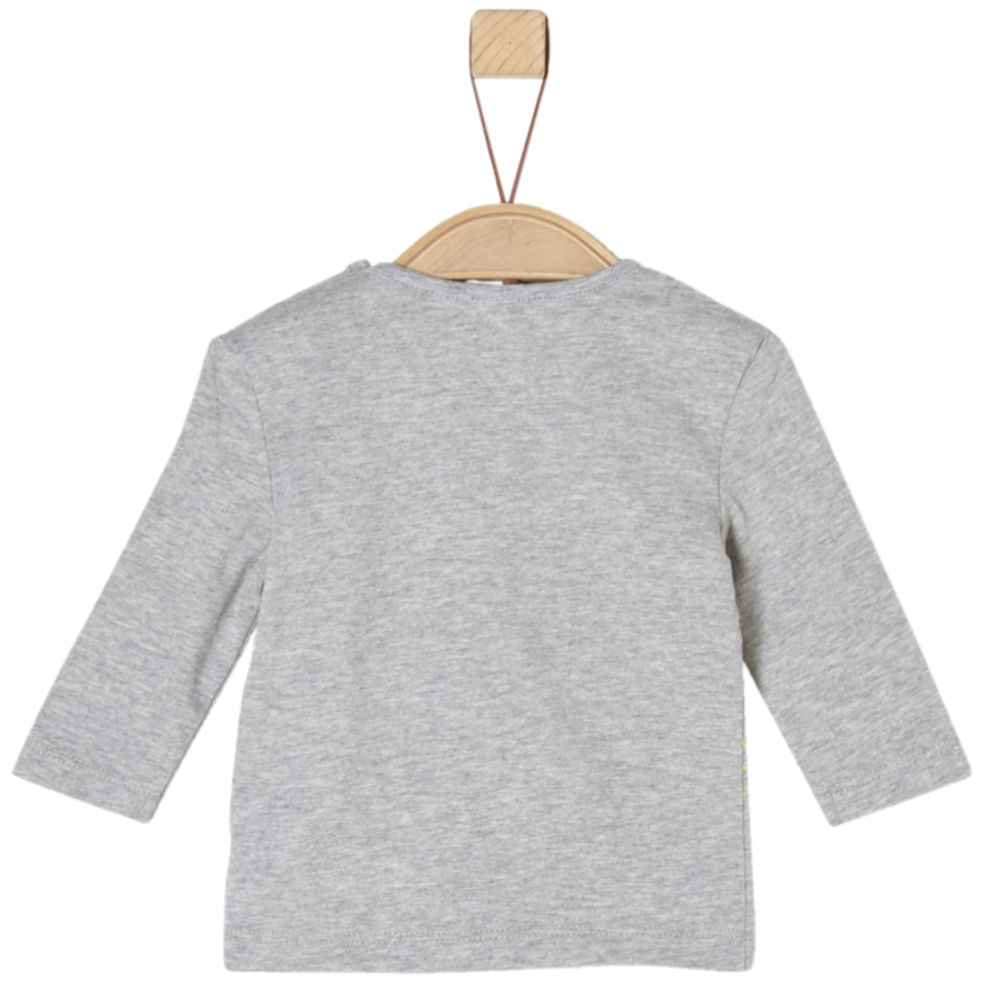 s.Oliver Boys Langarmshirt light grey melange