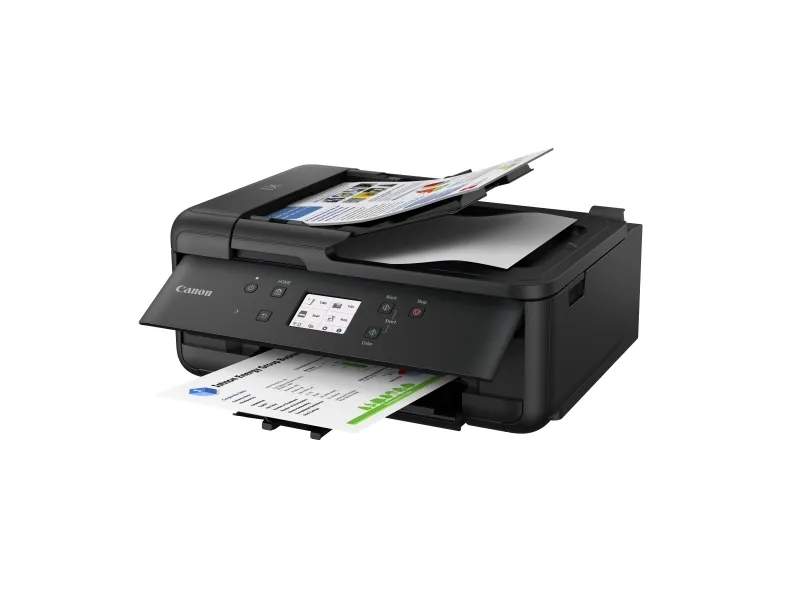 Canon PIXMA TR7650 - Multifunktionsprinter - farve - blækprinter - A4 (210 x 297 mm), Legal (216 x 356 mm) (original) - A4/Legal (medie) - op til 15 ipm (udskriver) - 200 ark - 33.6 Kbps - Wi-Fi(n), USB 2.0