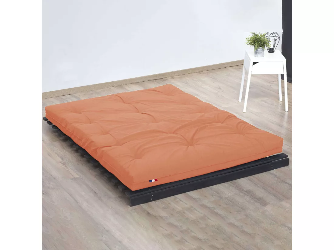 Matelas futon goyave en coton 90x200