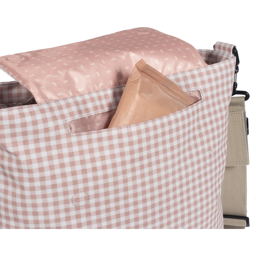 Walking Mum Wickeltasche I Love Vichy Rosa