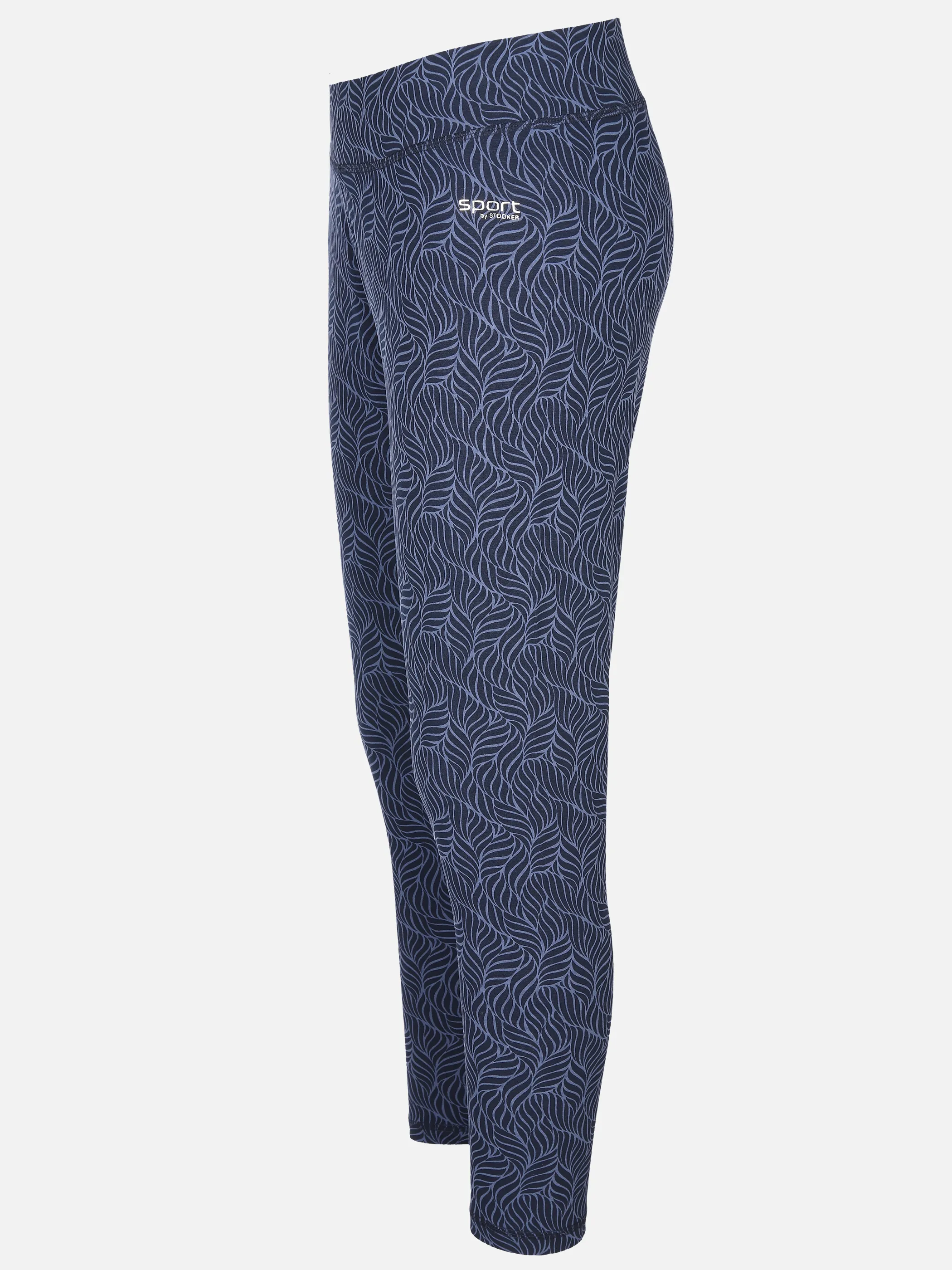 Damen Sporthose in 3/4 Länge mit Alloverprint