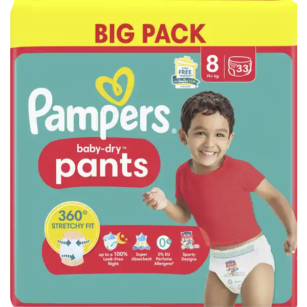 baby-dry pants Gr.8 (19+kg) Big Pack