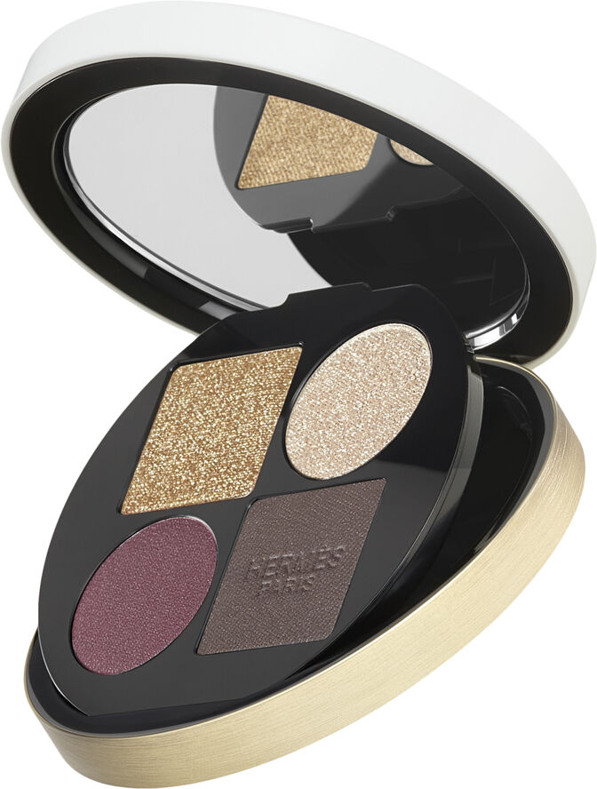 HERMÈS Ombres d'Hermès, powder quartet for the eyes refill, Ombres Mordorées