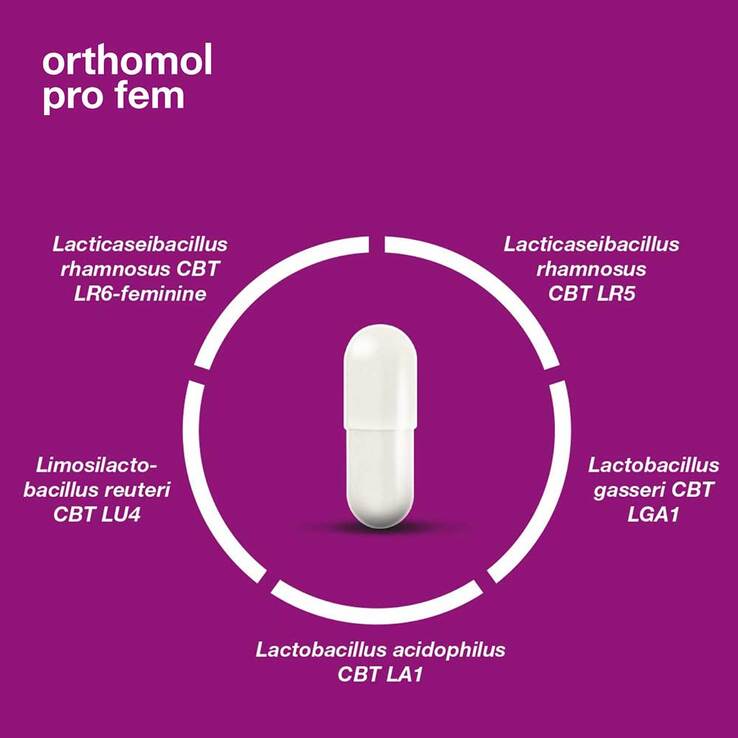 Orthomol pro fem Kapseln, 30 St