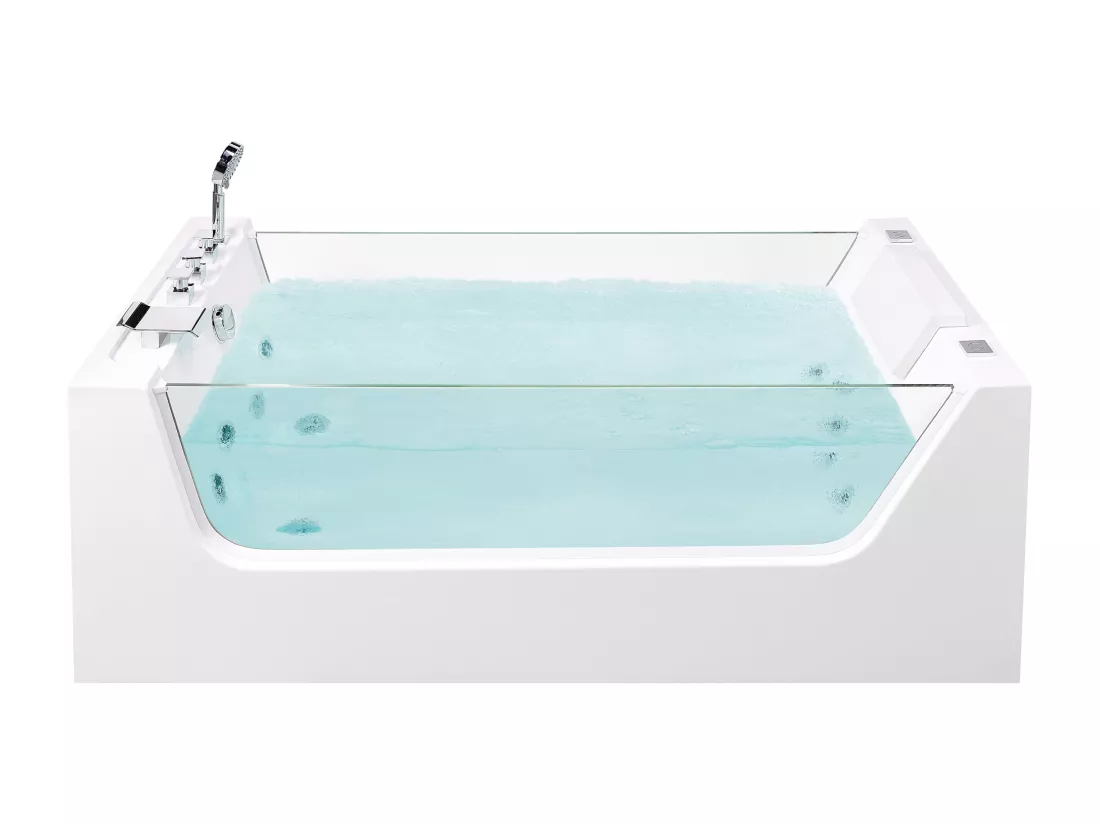 Baignoire balnéo blanche 170 x 80 cm OYON