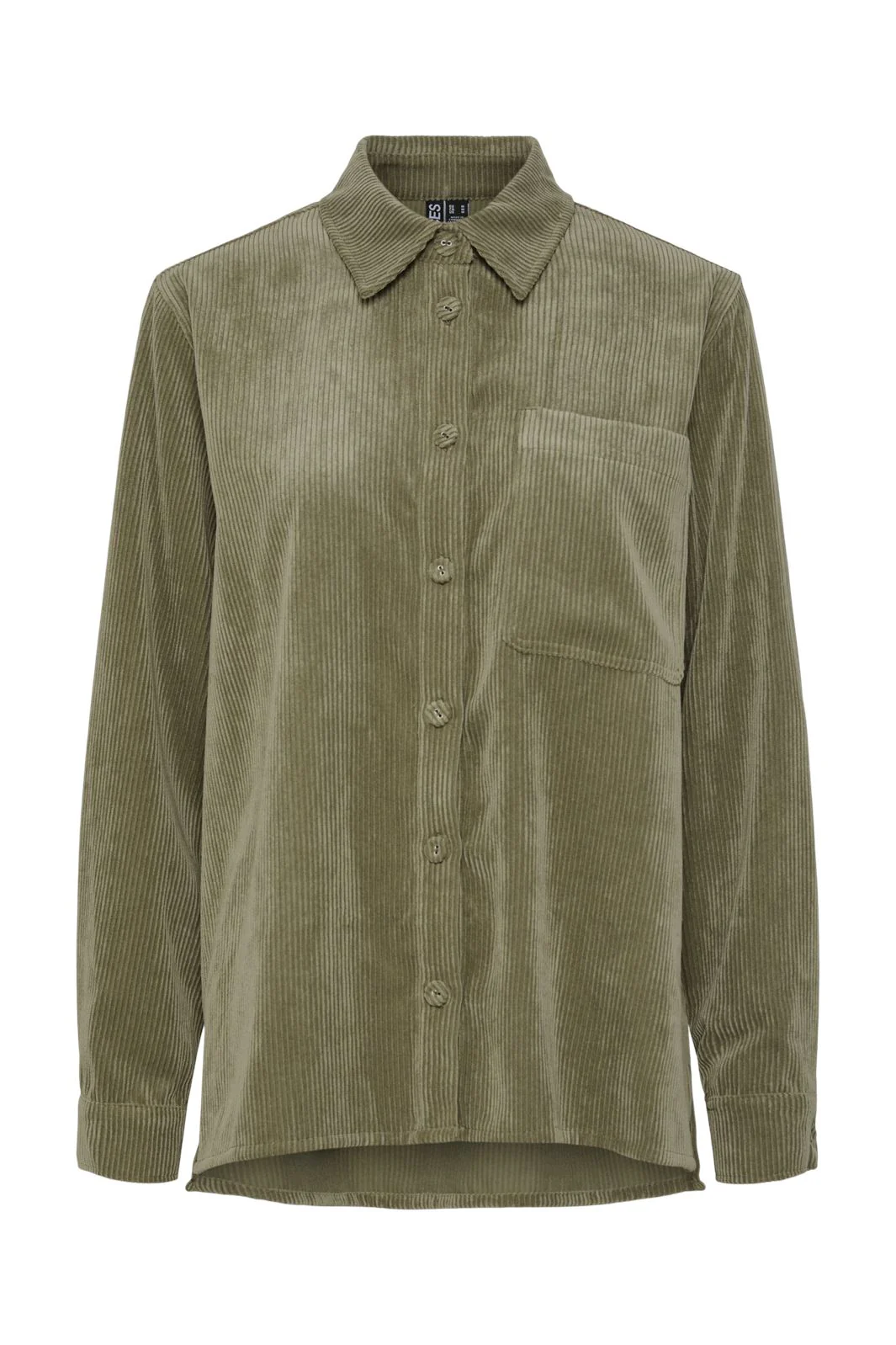 Pieces Pcjeffi Ls Shirt Mm 4656020 deep lichen green