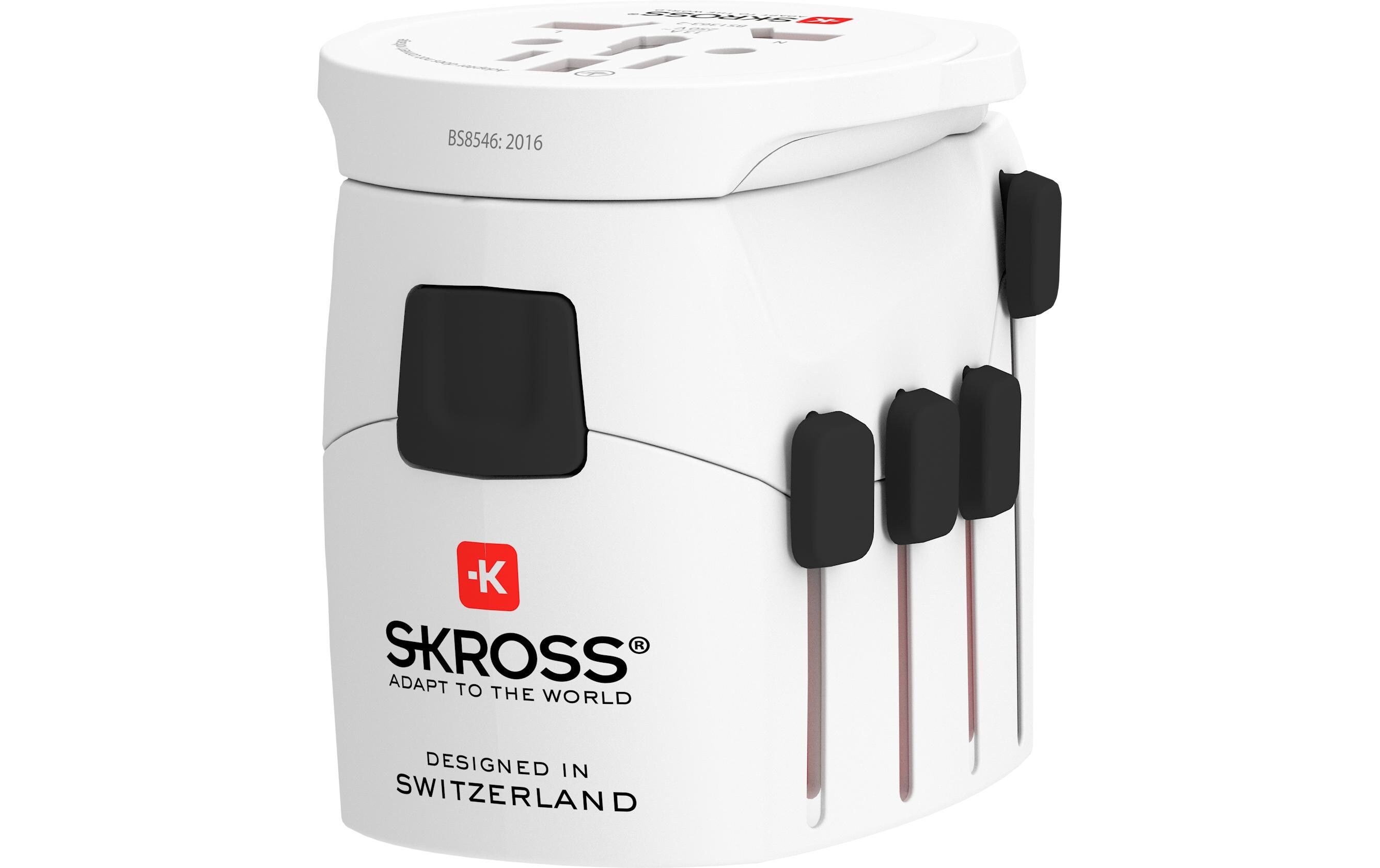 Weltreiseadapter PRO+ USB (A+C)Weltreiseadapter inkl. Euro USB Charger (AC)
