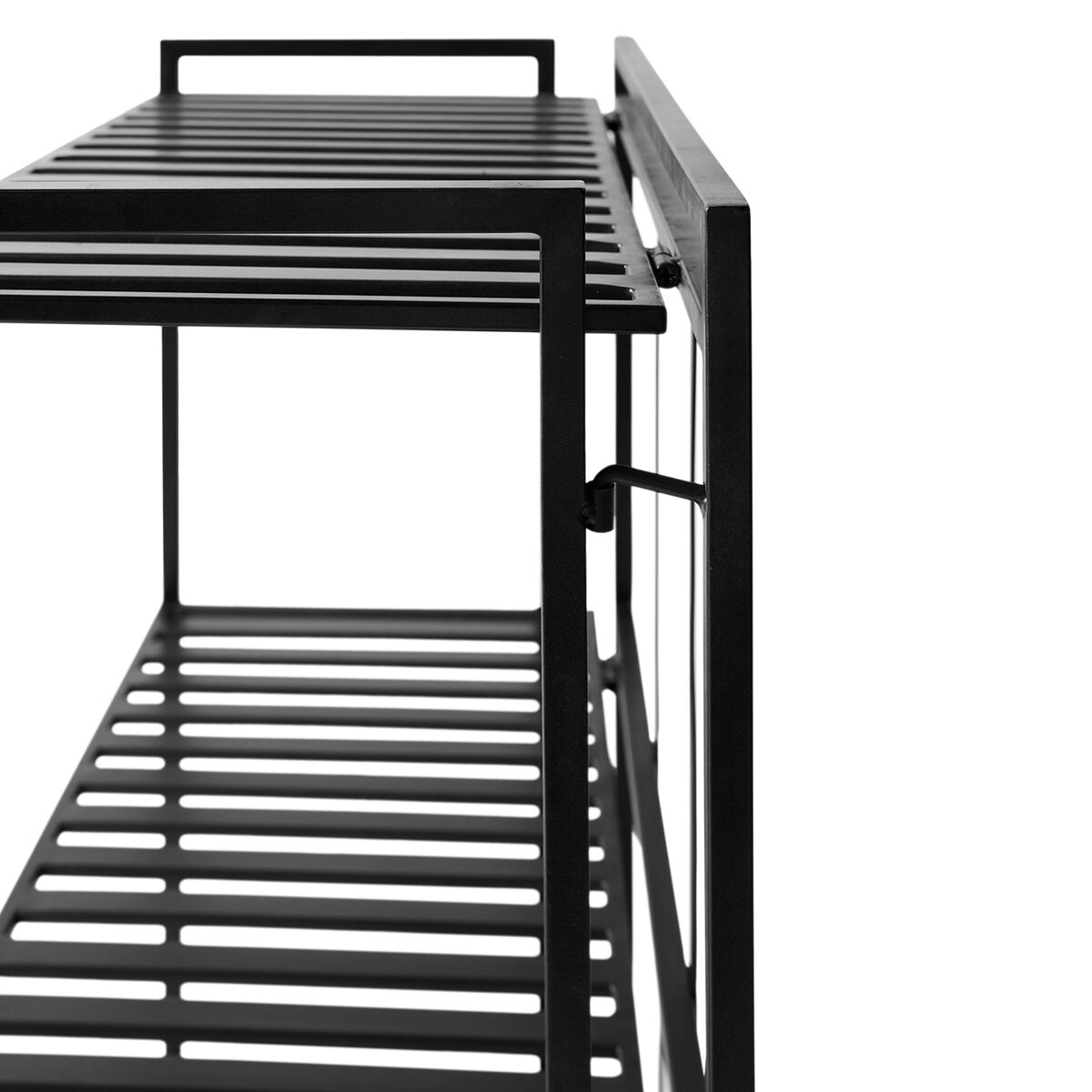 Hylle Manhattan lavt avlastningsbord, svart