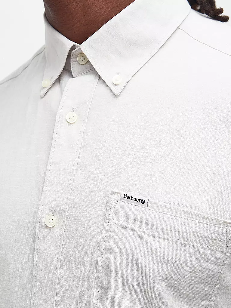BARBOUR Hemd NELSON hellgrau