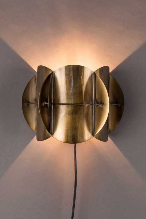 Dutchbone Corridor wandlamp antique brass