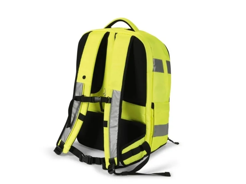 DICOTA Hi-Vis - Rygsæk - 32-38 liter - termoplastisk polyuretan (TPU), 600D RPET - gul