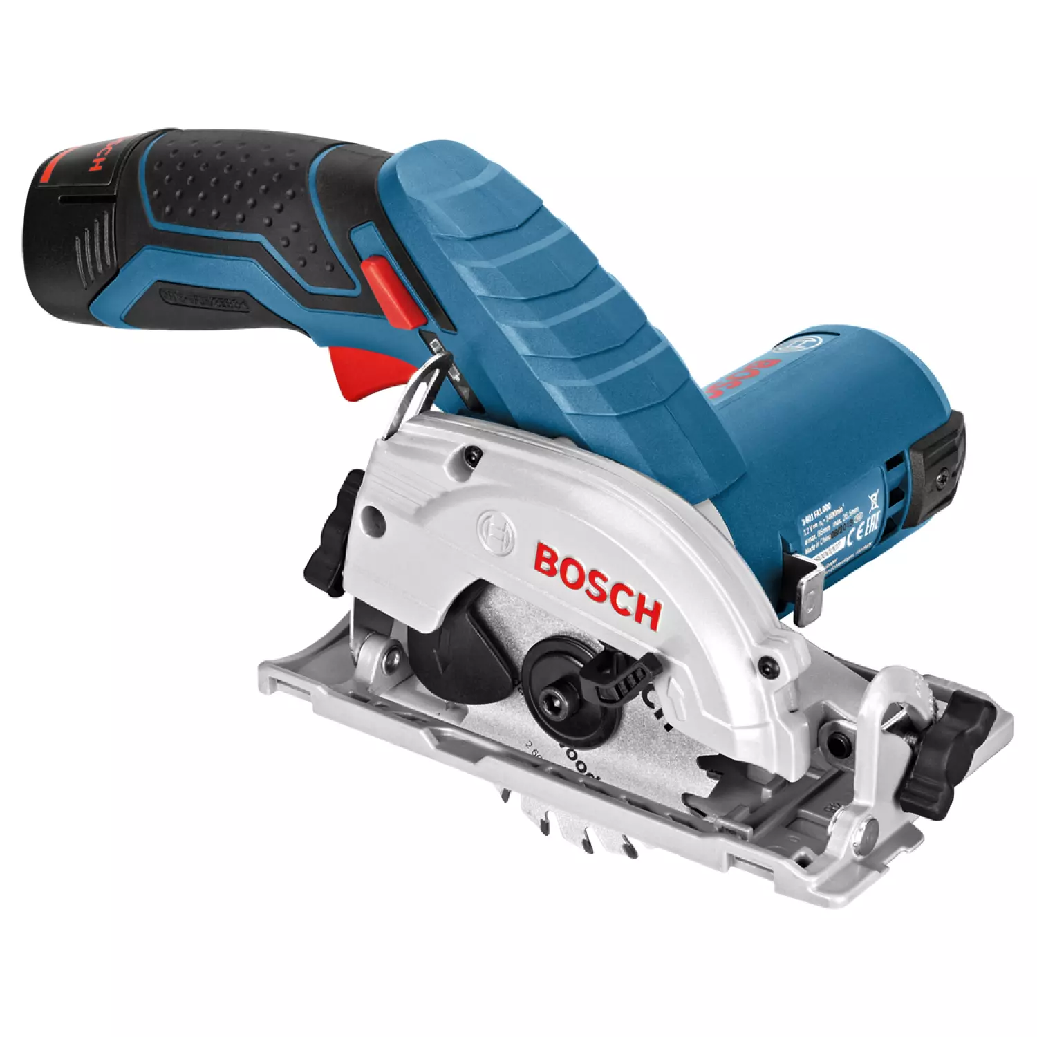 Bosch GKS 12V-26 12V Li-Ion Accu cirkelzaag set (2x 3.0Ah accu) in L-Boxx - 85mm