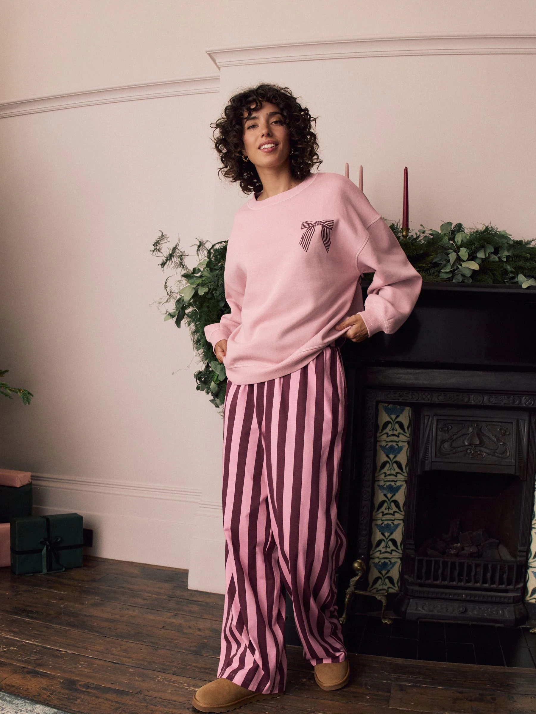 Roze kers - Sweatshirt-pyjama's