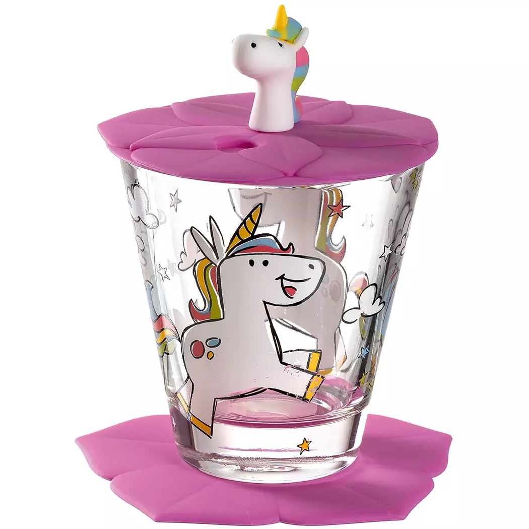Wasserglas Bambini - Einhorn 3tlg.
