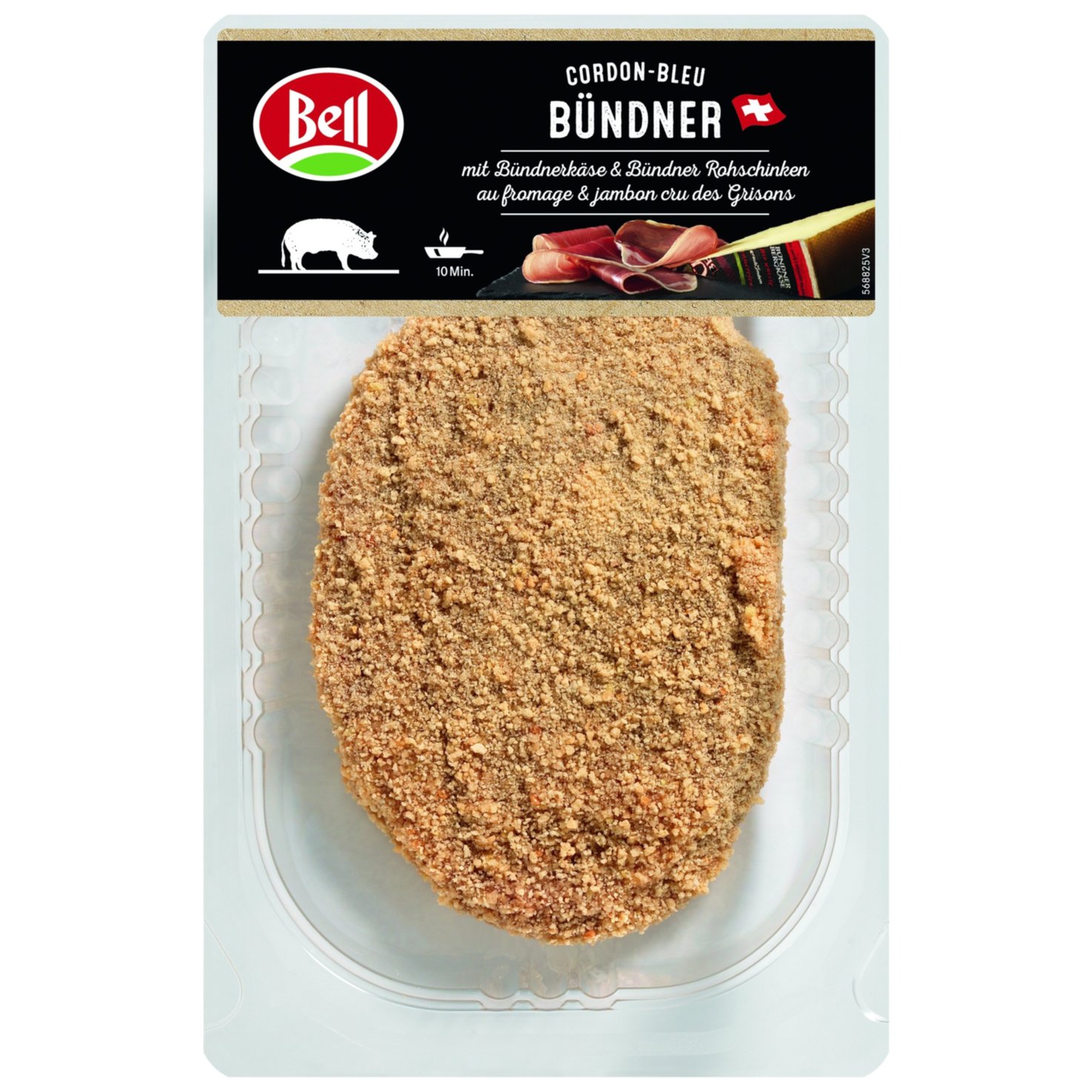 Bell Bündner Schweins Cordon bleu 1 Stück ca. 180g