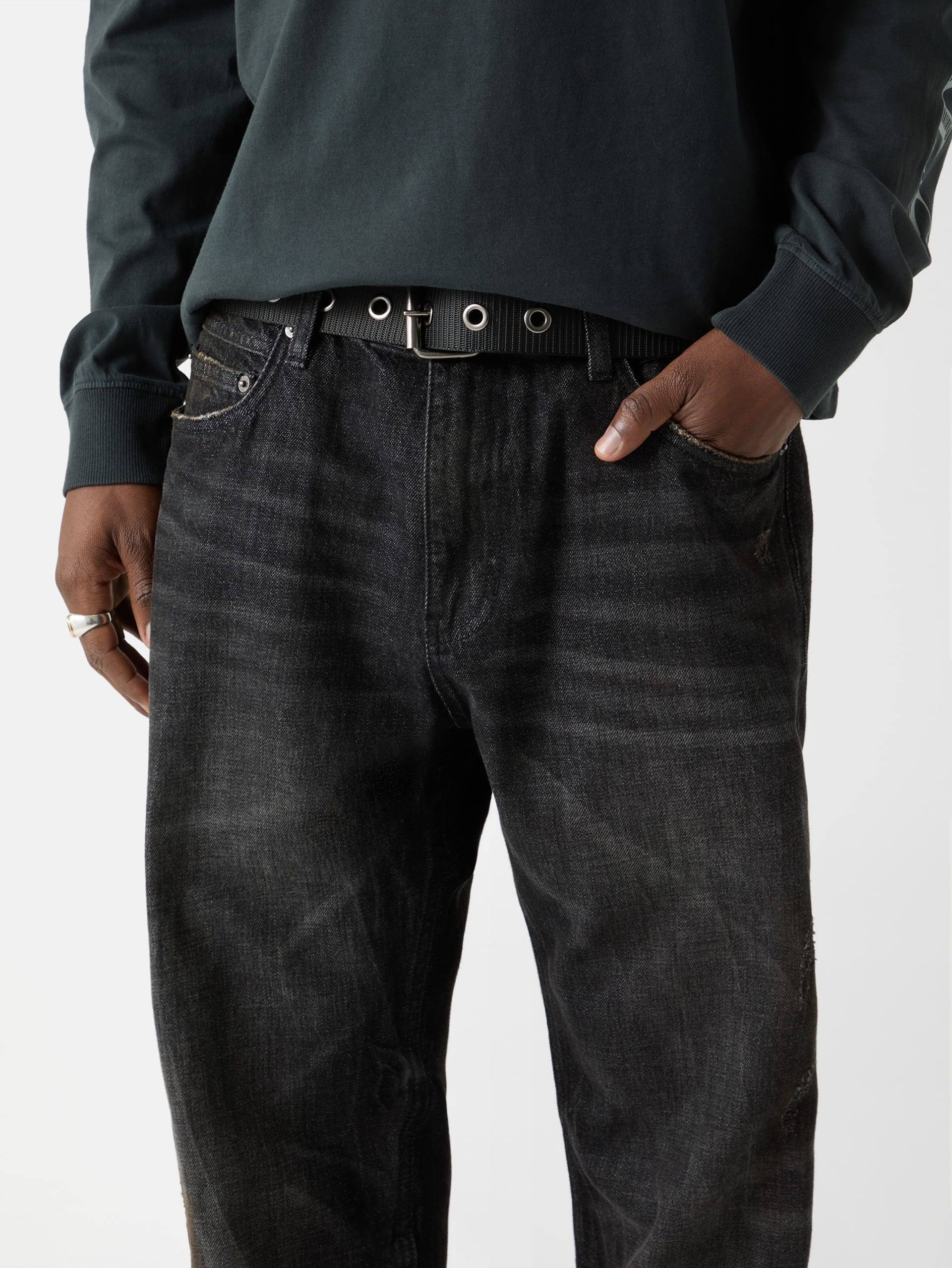 Calça jeans reta e relaxada da GUESS Originals