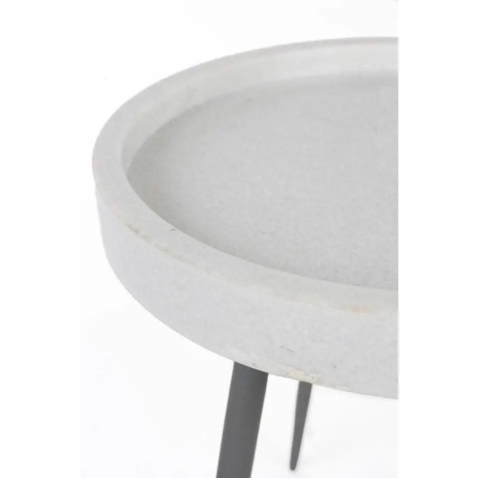 Puur - Lyman bijzettafel ø33 cm - wit