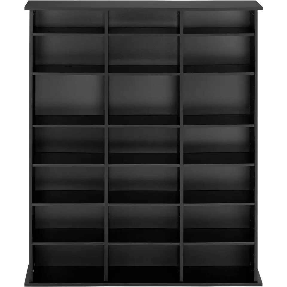 tectake Kast Stevie 105,5x19x136,5cm, Zwart