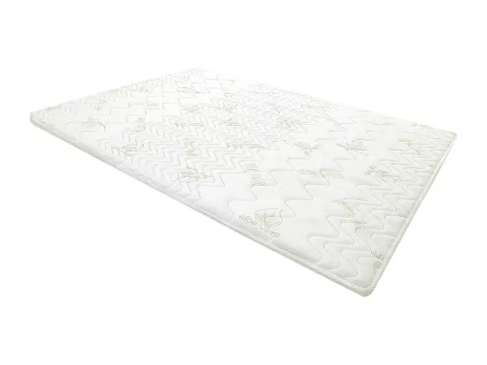 Surmatelas 180 x 200 cm mémoire de forme coutil aloe vera ép.5cm - ANTASSE de NATUREA