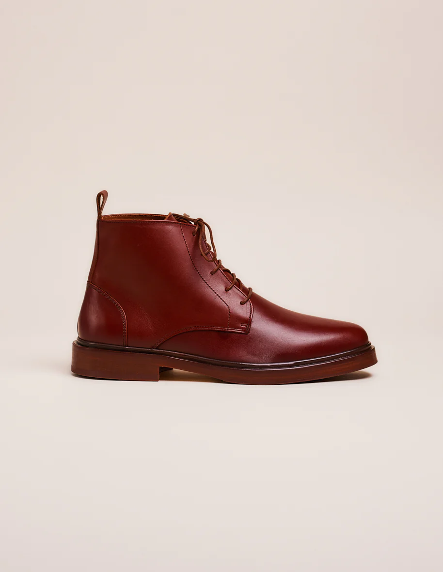 Bottines Guillaume - Cuir cognac
