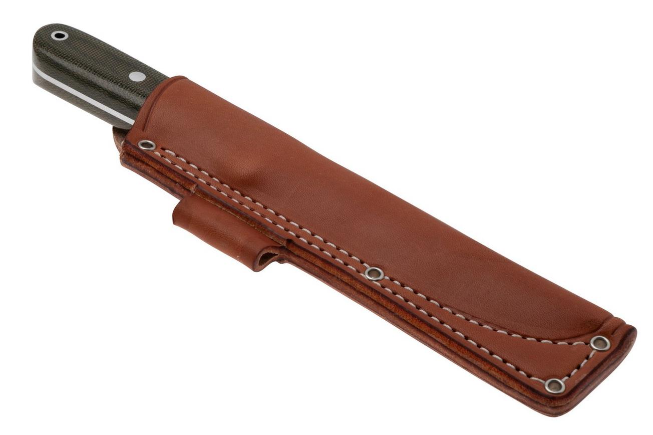 Bark River Kephart 4“ CPM 3V Green Canvas Micarta, bushcraft mes
