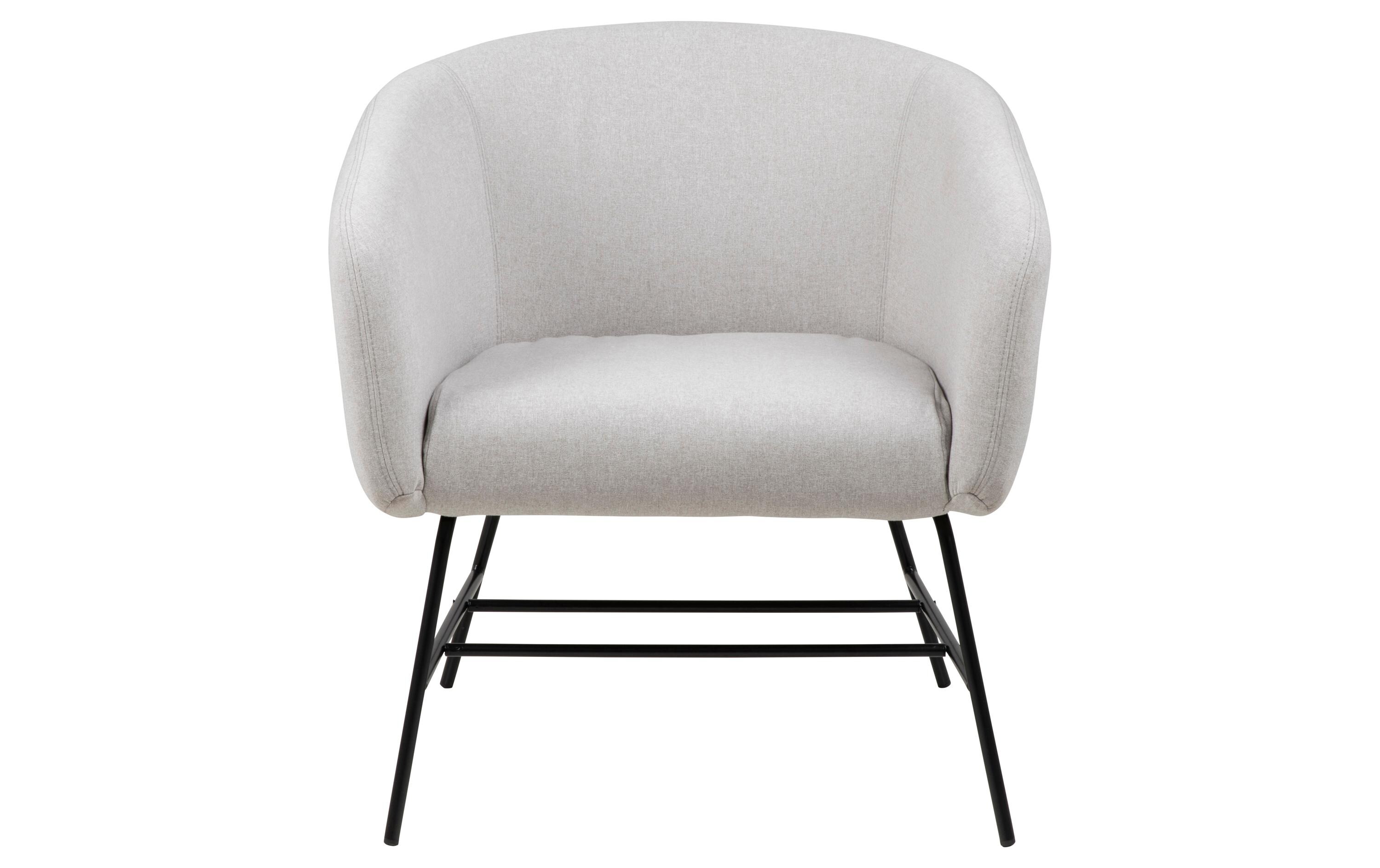 Sessel Ramsey 72 cm x 76 cm, Hellgrau<br>Loungestuhl