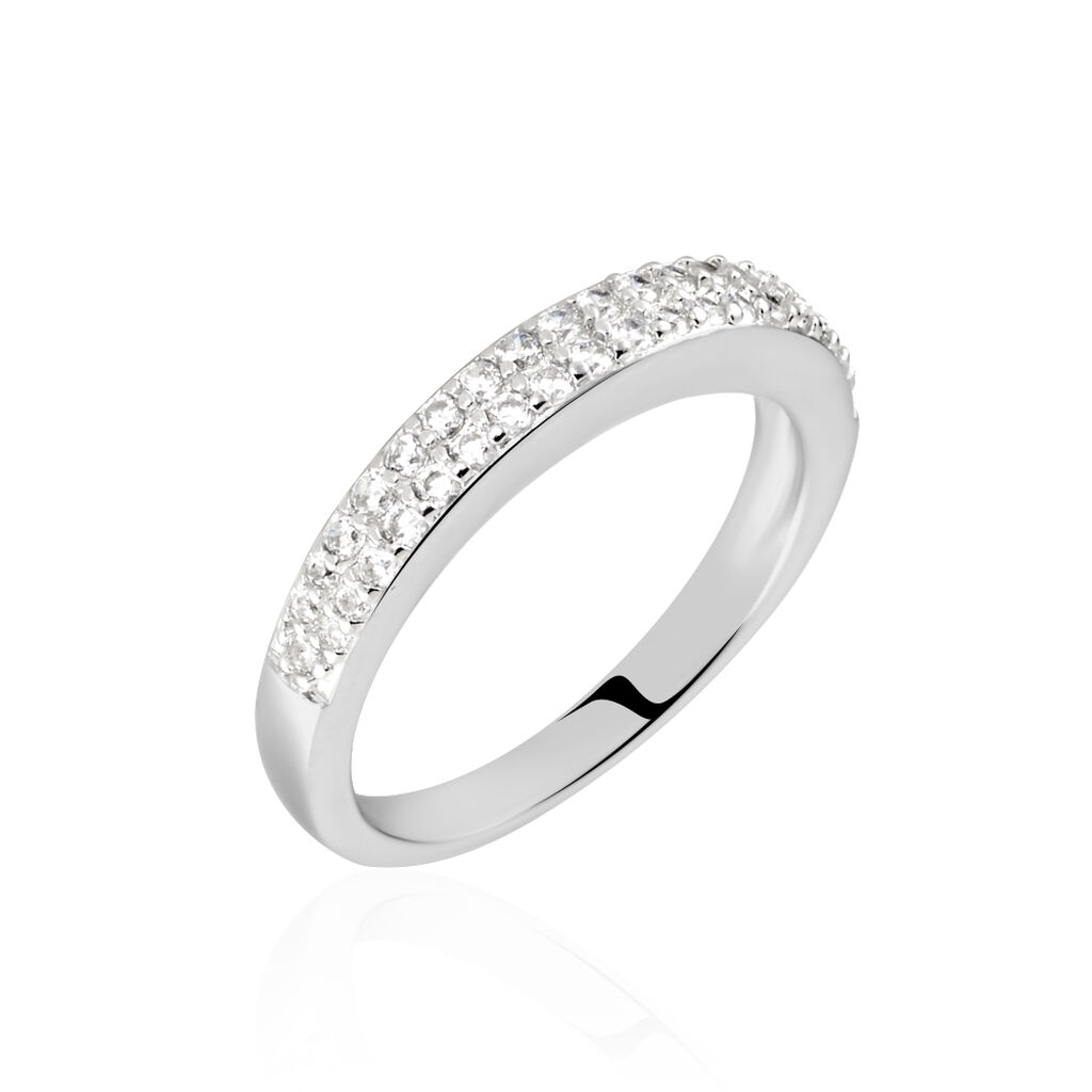 Bague Kelsy Argent Blanc Oxyde De Zirconium