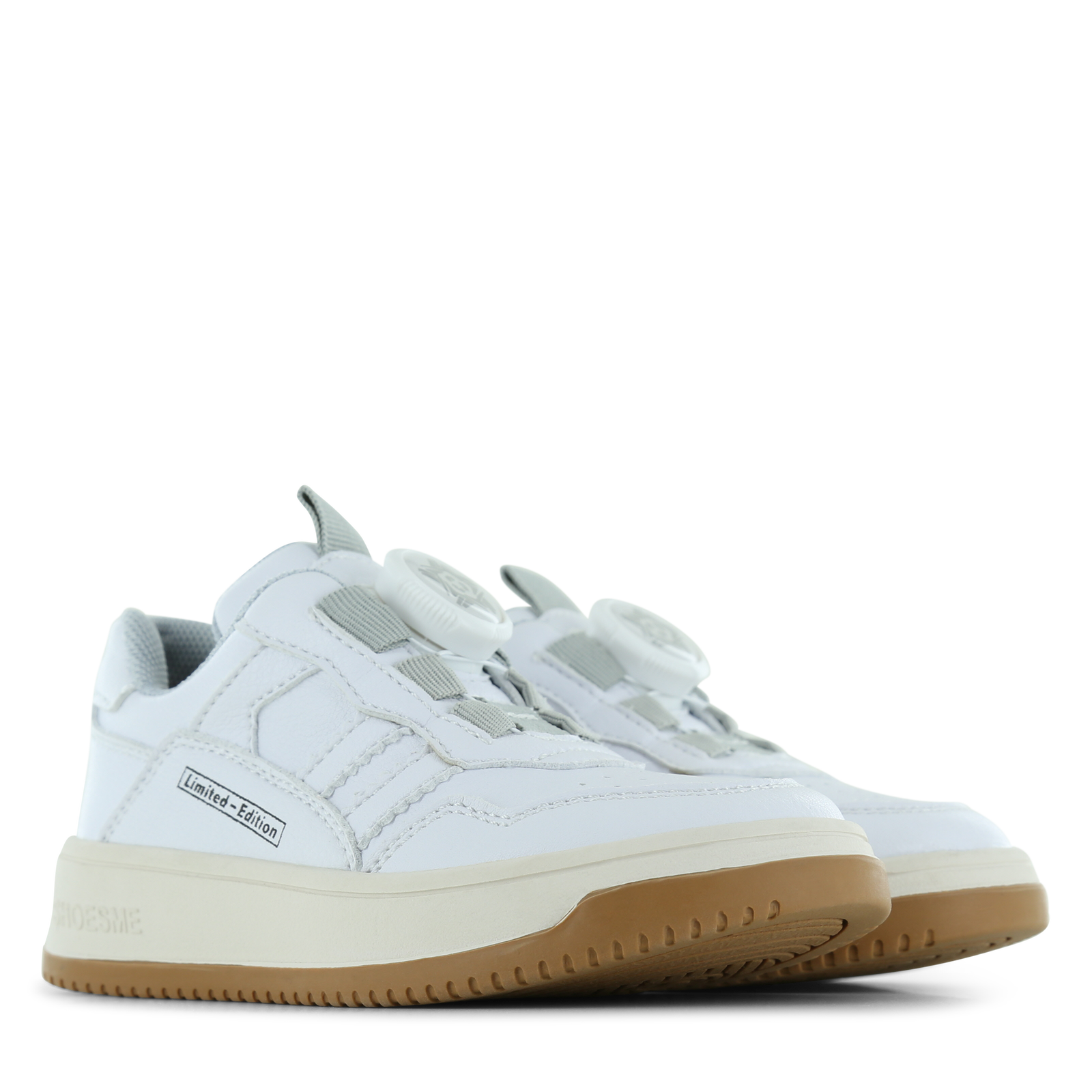 Shoesme weißer Sneaker mit Drehverschluss