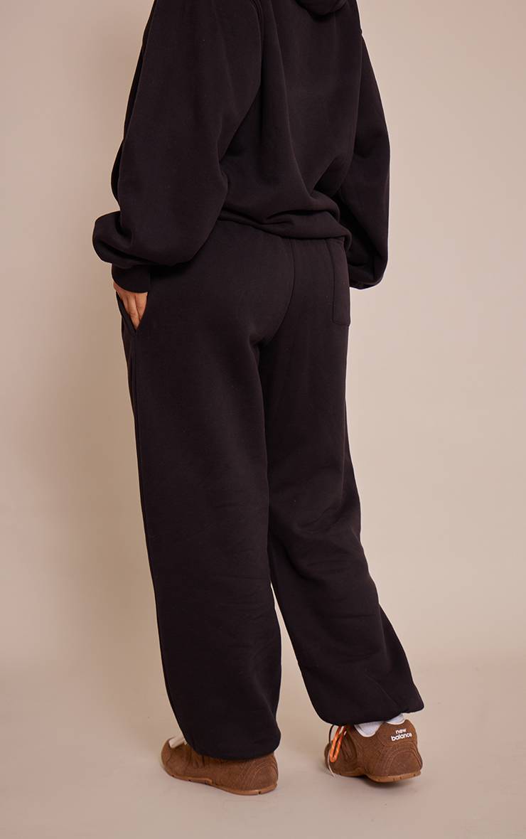 Noir Pantalon De Jogging À Bas Resserrés