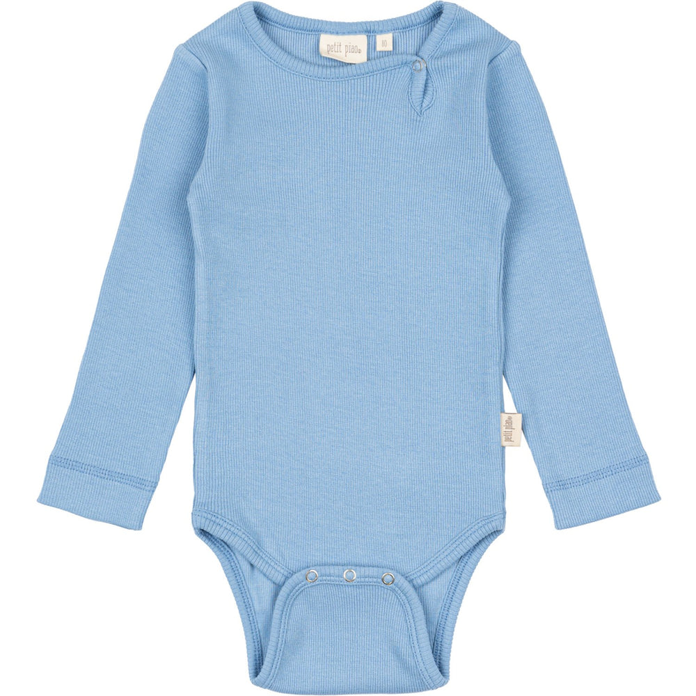 Køb Petit Piao Allure Blue Body L/S Modal