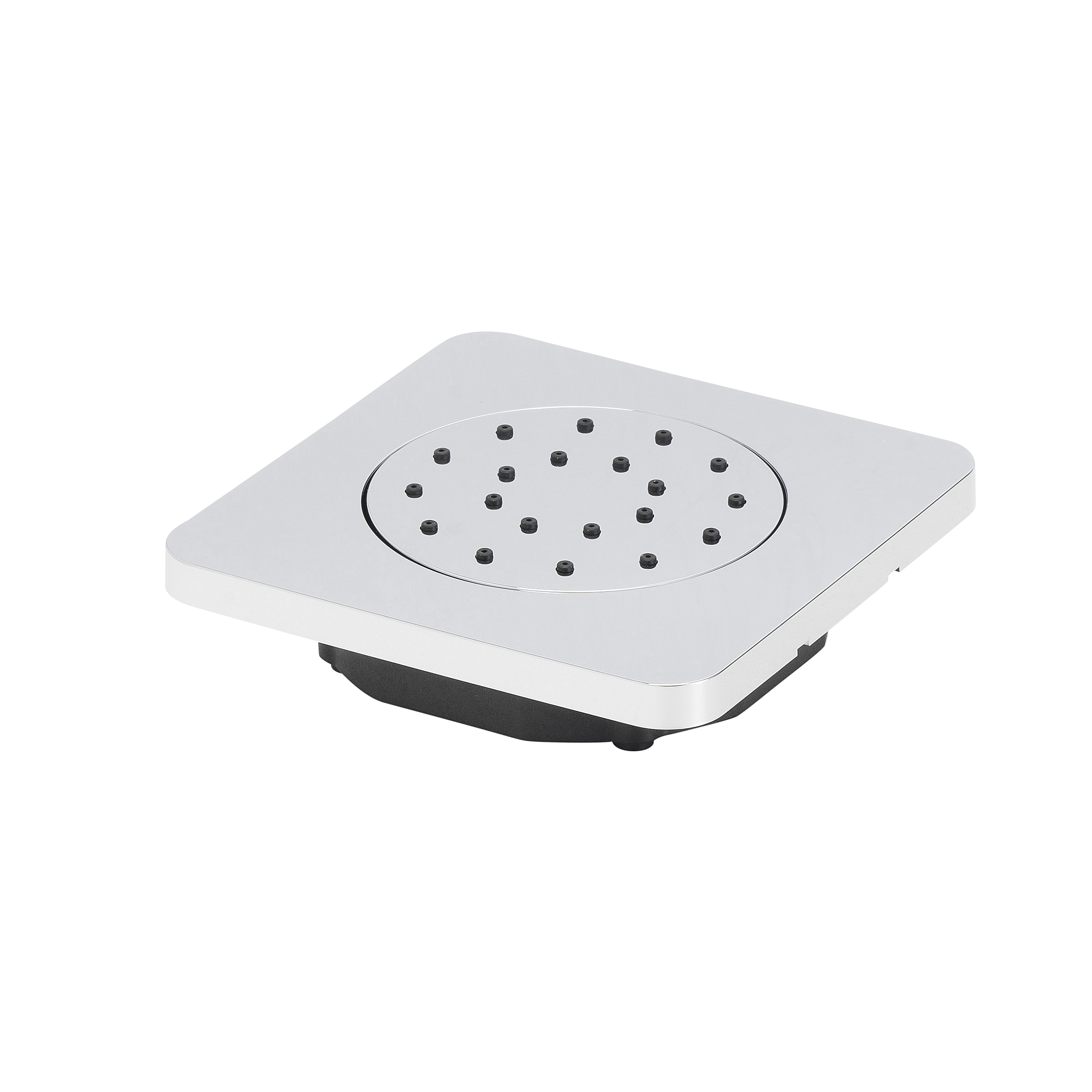 Mueller Cube Inbouw verstelbare zijdouche vierkant 135x135 ABS chroom