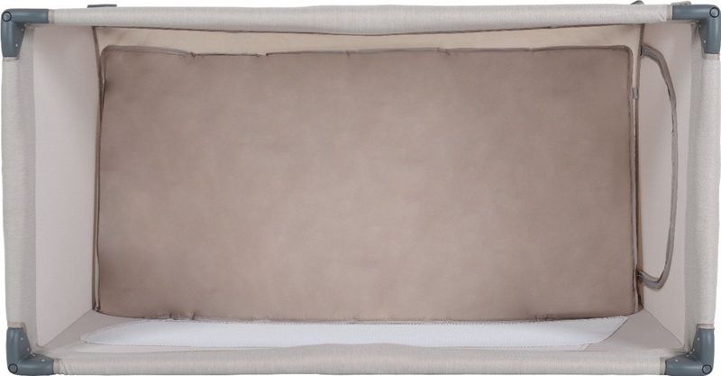 Cangaroo - One Touch - Campingbed - Lichtgrijs - Materiaal: Gaas