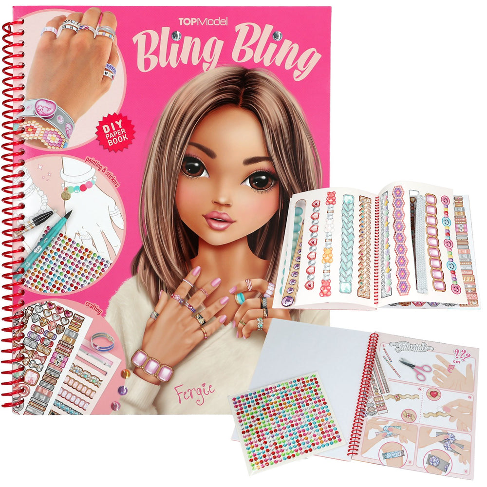 Køb TOPModel Bling Bling Malebog