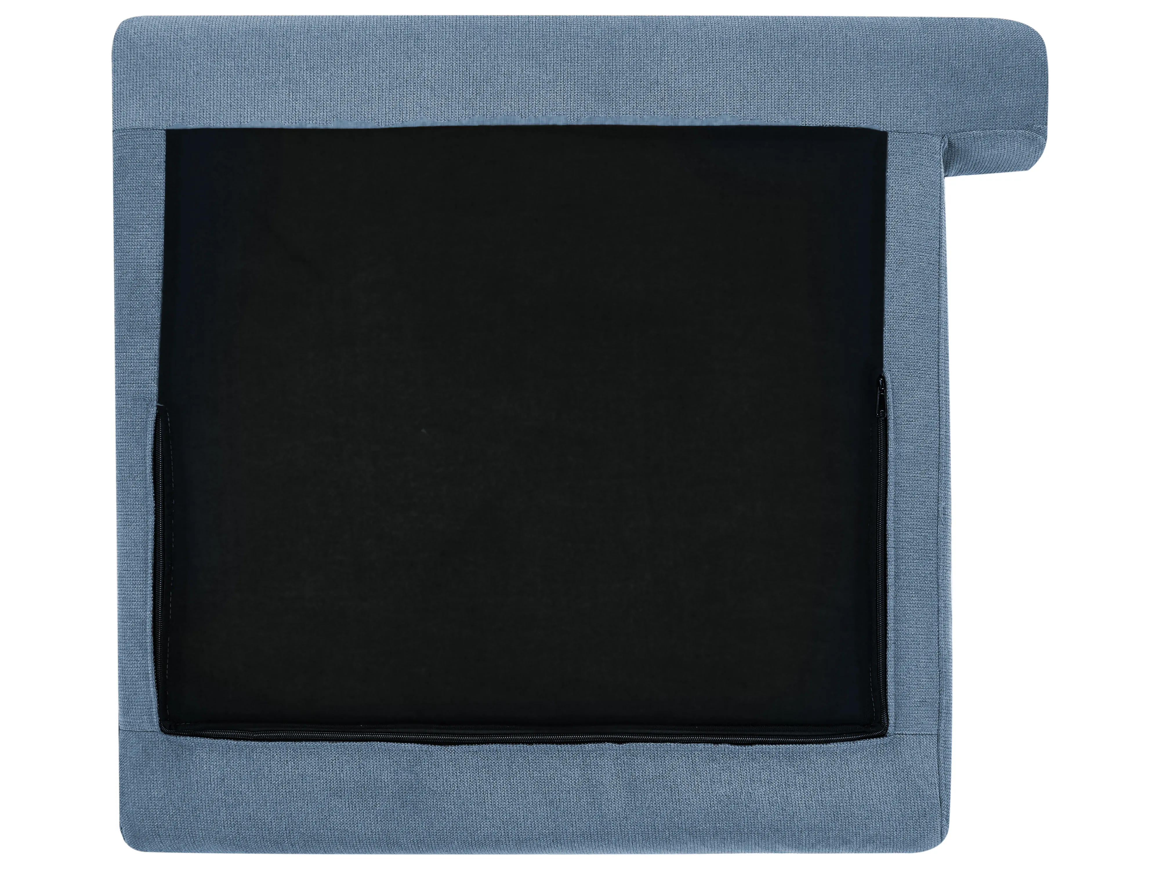 Rechtszijdige chaise longue SIEVOZ Stof Blauw