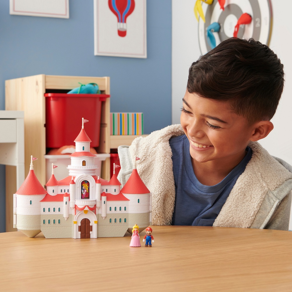 Nintendo Super Mario Movie Pilzkönigreich Schloss-Spielset