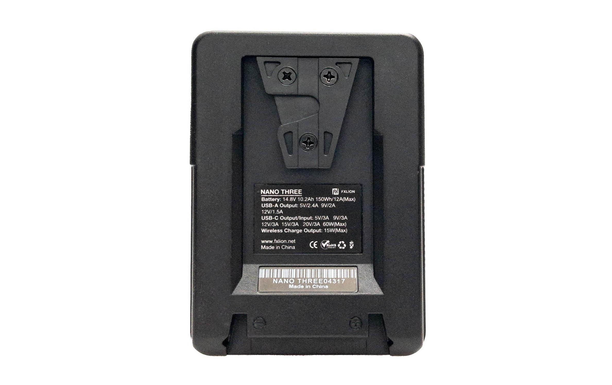 Videokamera-Akku Nano Three Wireless<br>V-Mount 150 Wh Videokamera-Akku