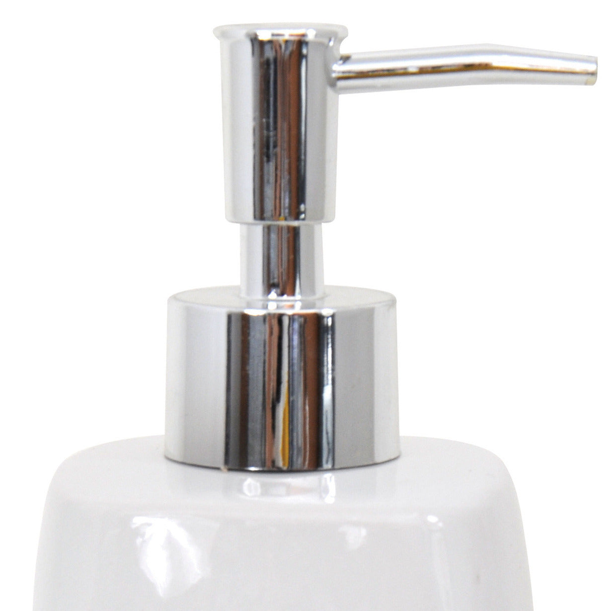 MSV Zeeppompje|dispenser - Montreal - keramiek - wit- 16 cm