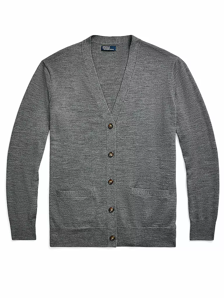 POLO RALPH LAUREN Strickjacke grau