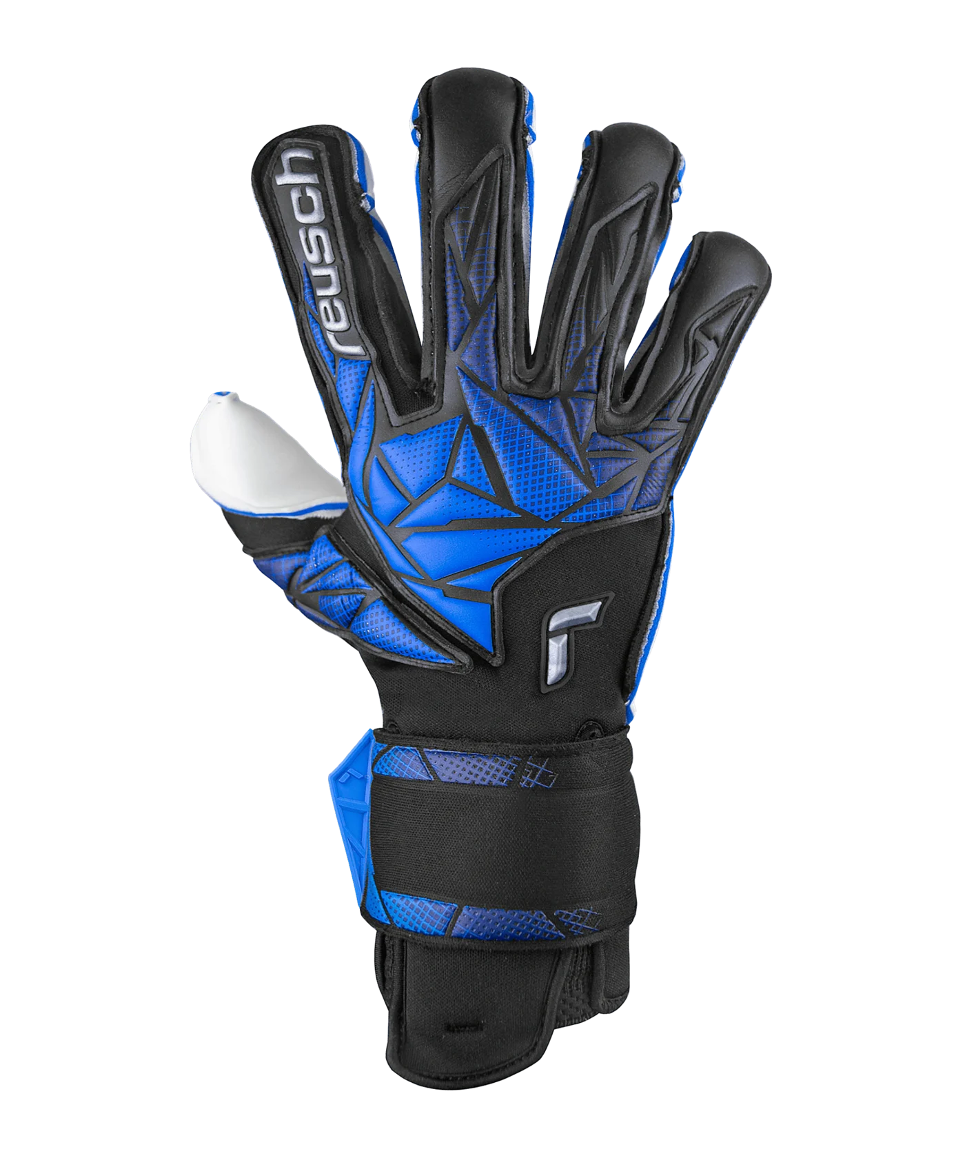 Reusch Attrakt Re:Grip TW-Handschuhe Schwarz Blau F7737