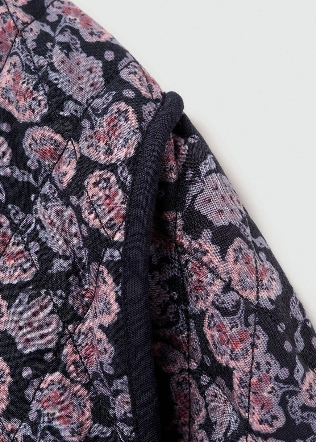 Mango Kids blazer met all over print paars