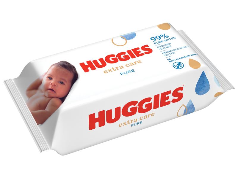 Huggies Feuchttücher Pure Extra Care Einzelpackung 56 Stk. Huggies Feuchttücher Pure Extra Care Einzelpackung, 56 Stück