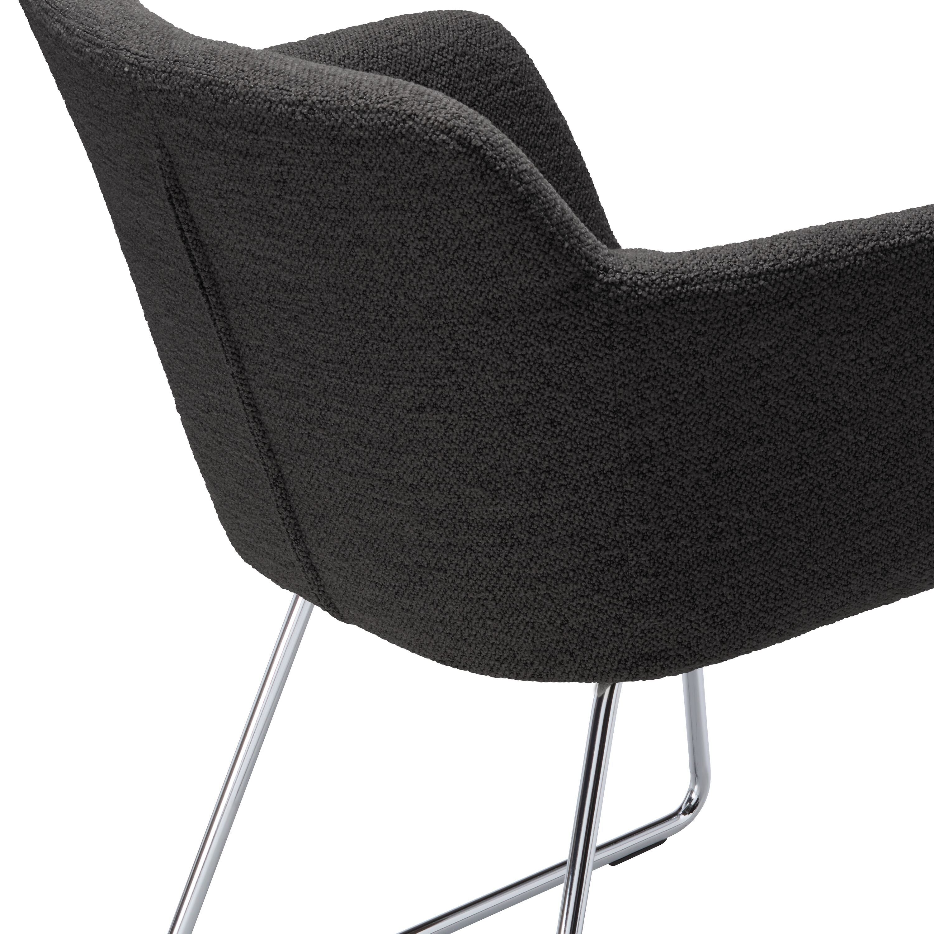 PECORA Stuhl - Anthrazit / B: 57.5 cm x T: 58.0 cm x H: 76.0 cm