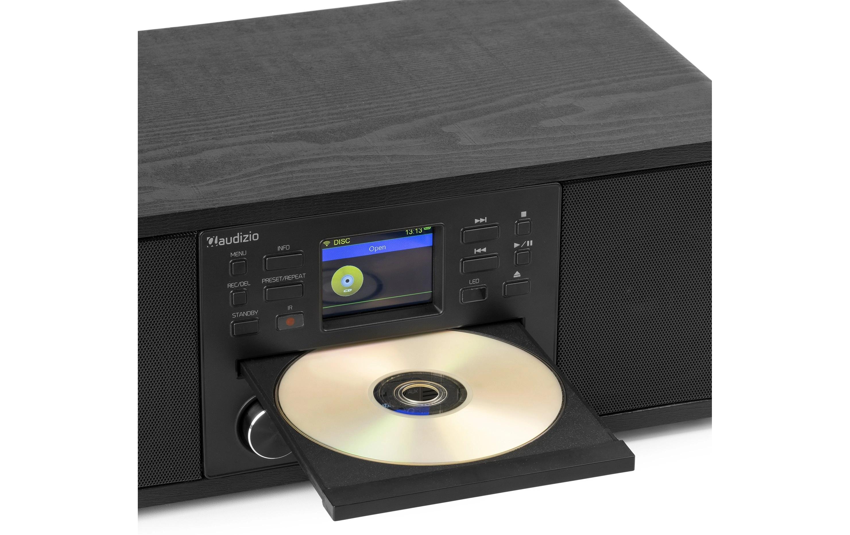 DAB+ Radio Avola Schwarz<br>DAB+ Radio mit CD Spieler, Internet Radio und Bluetooth