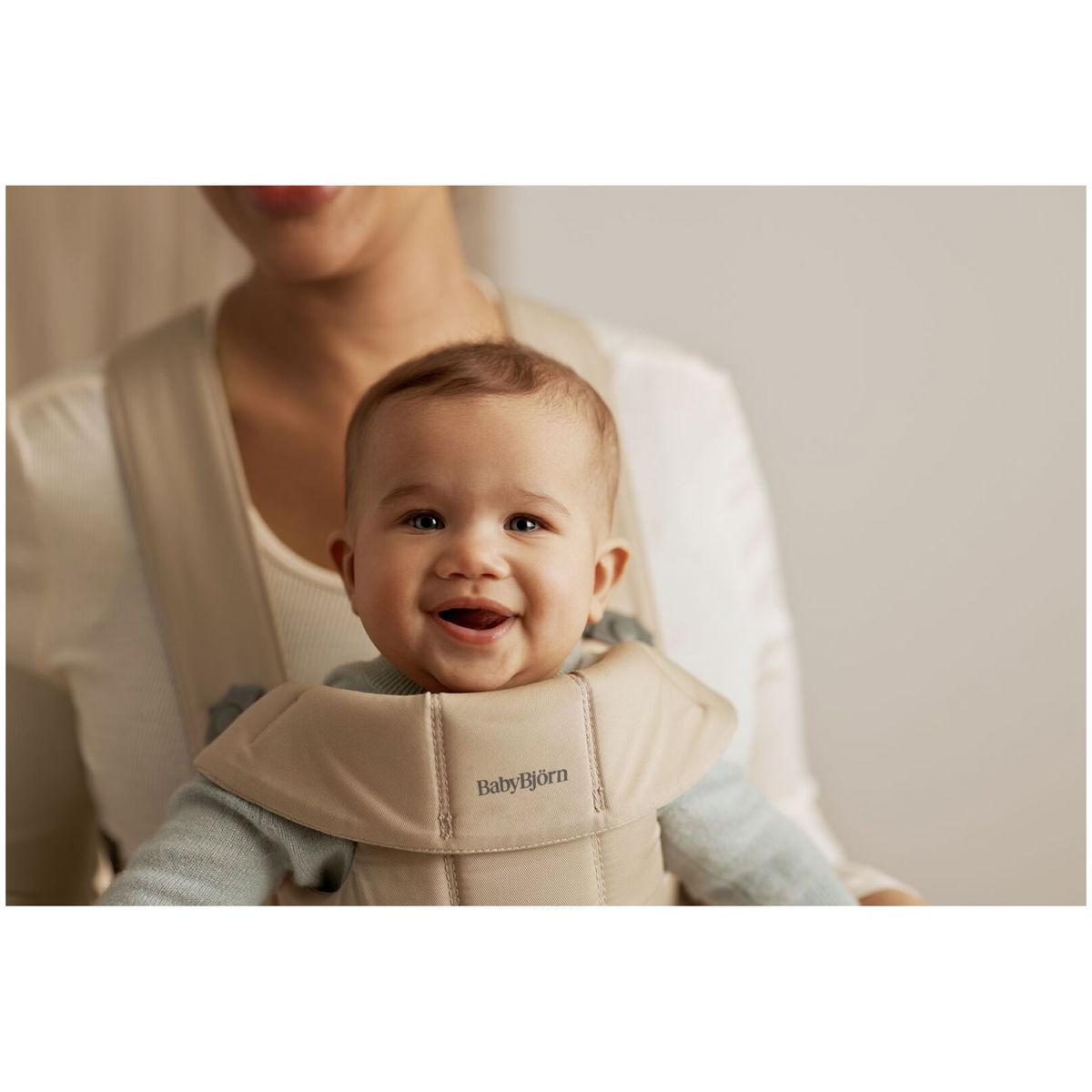 BabyBjörnBabyBjörn   Tragesitz Mini Woven beige
