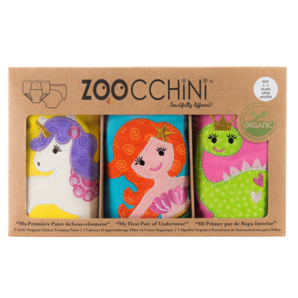 Zoocchini Oefenbroekjes 2-3 jaar Fairy Tales3 stuks