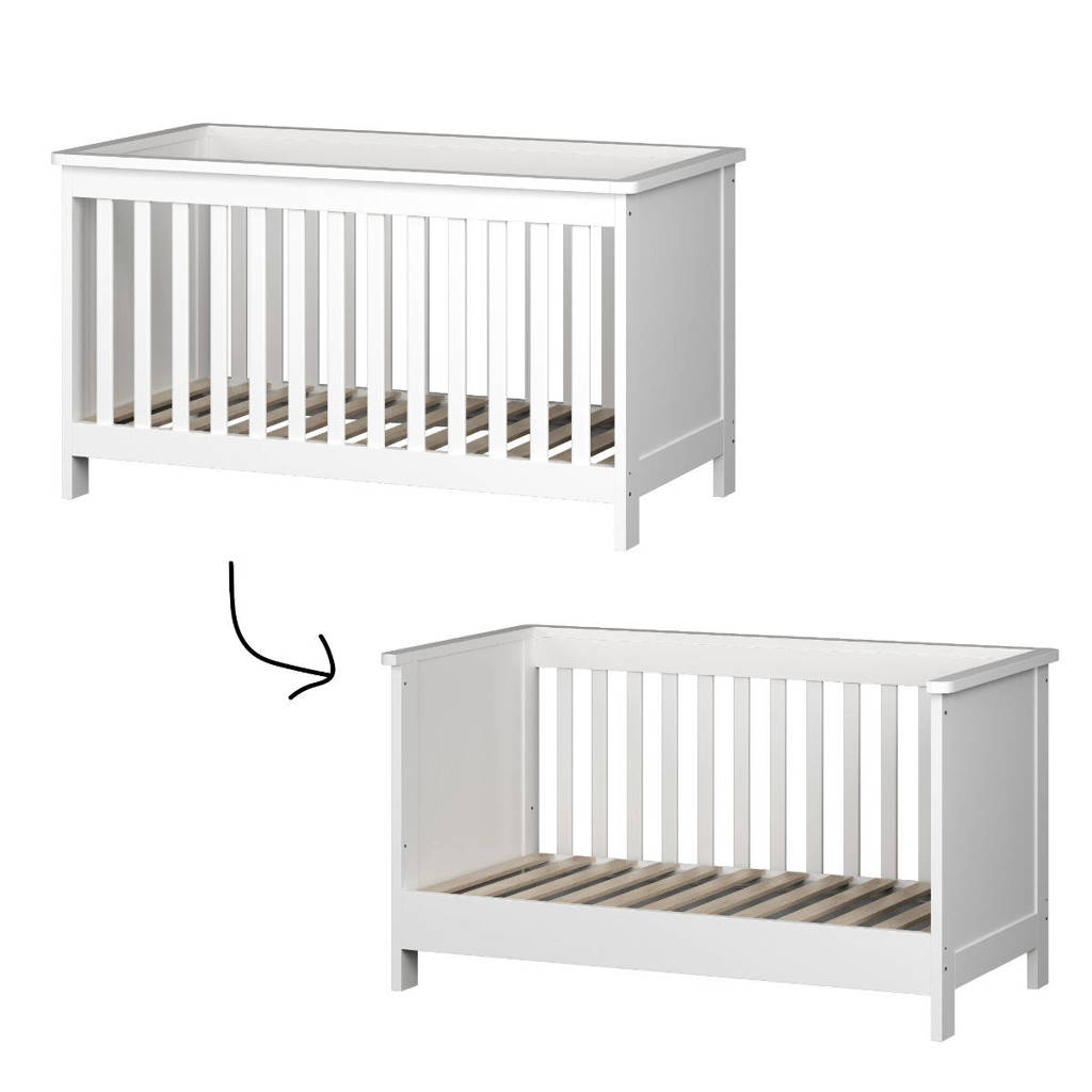 meegroei babykamer Texas Wit (3-delig)